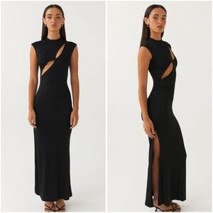 NWT Peppermayo Special Affair Maxi Dress Black 4